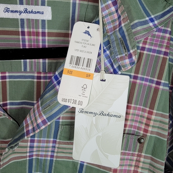 NWT! Tommy Bahama women's button-up shirt - Picture 4 of 8